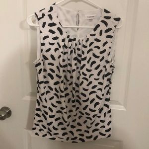 Calvin Klein suit shell tank